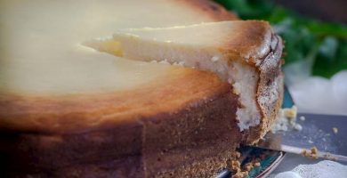 tarta de queso al horno